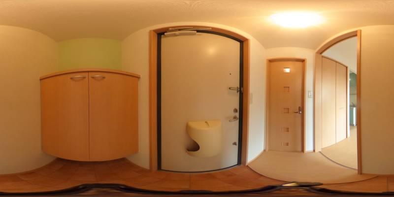 パノラマ画像玄関