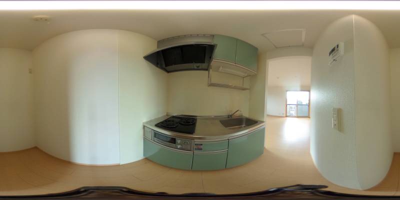 パノラマ画像キッチン