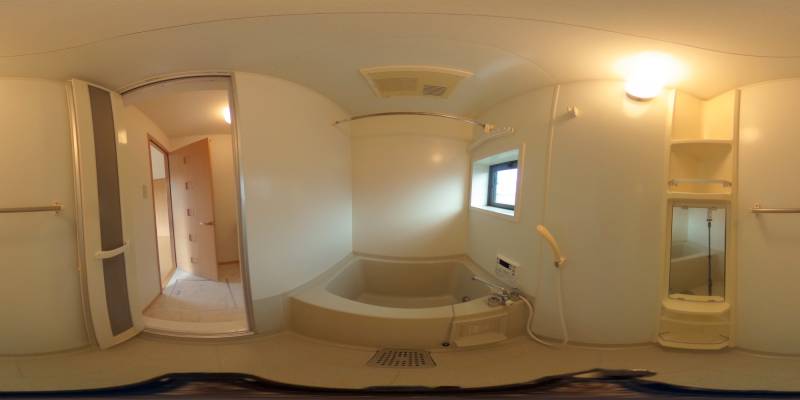 パノラマ画像バスルーム