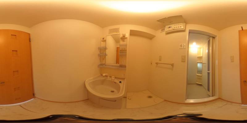 パノラマ画像洗面所