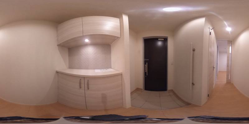 パノラマ画像玄関