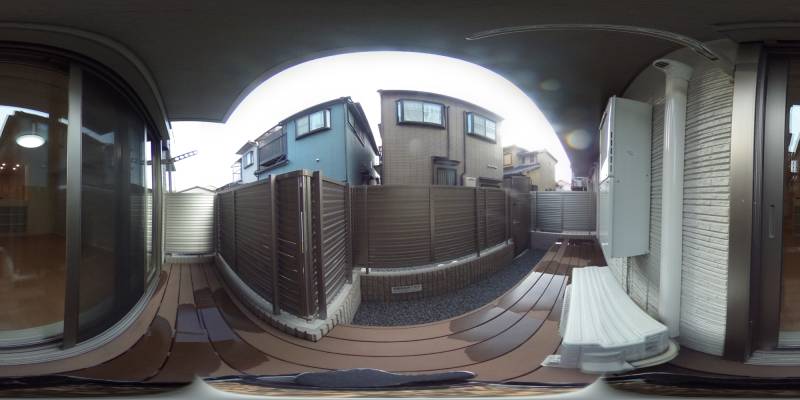 パノラマ画像バルコニー