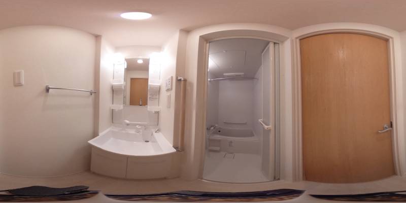 パノラマ画像洗面所