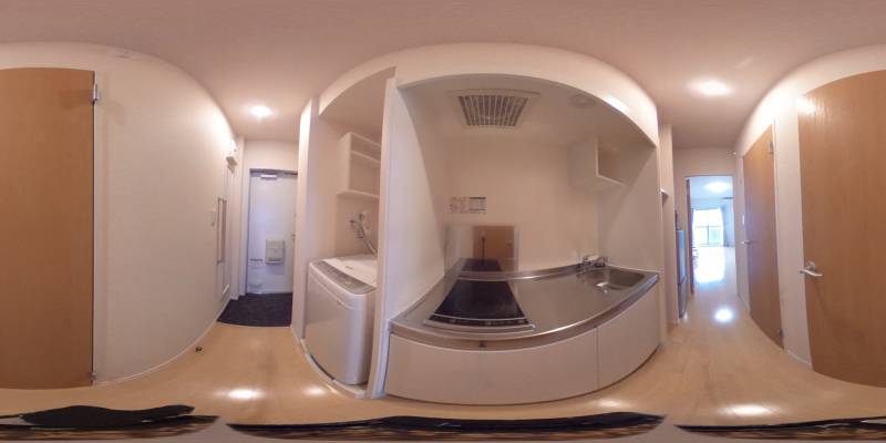 パノラマ画像キッチン