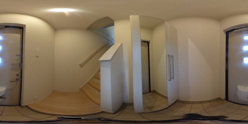 パノラマ画像玄関