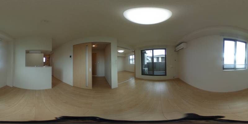 パノラマ画像リビング