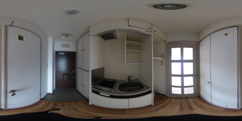 パノラマ画像キッチン