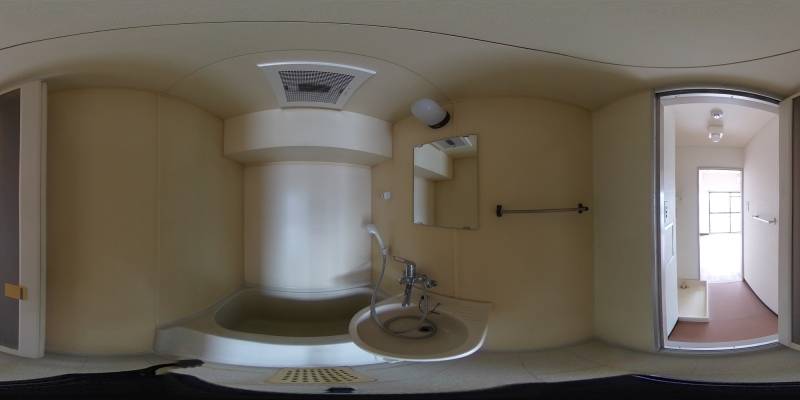 パノラマ画像バスルーム