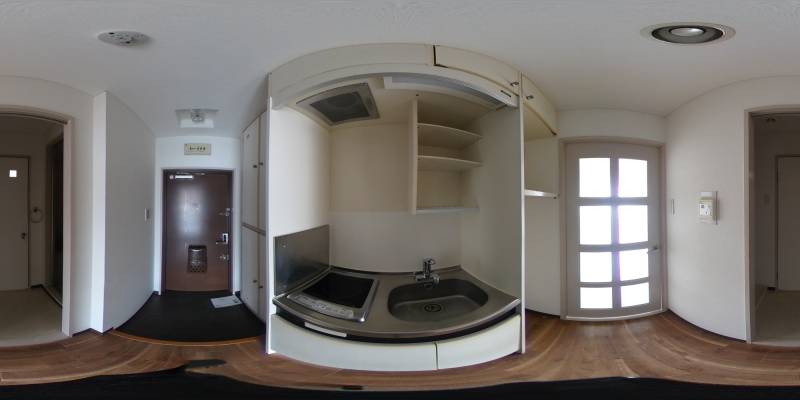 パノラマ画像キッチン