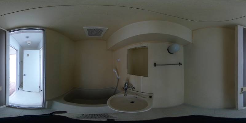 パノラマ画像バスルーム