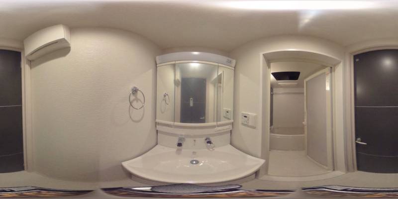 パノラマ画像洗面所