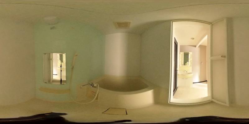 パノラマ画像バスルーム