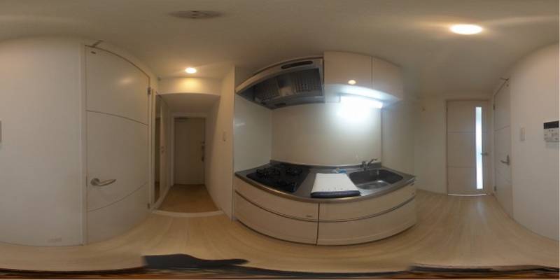 パノラマ画像キッチン