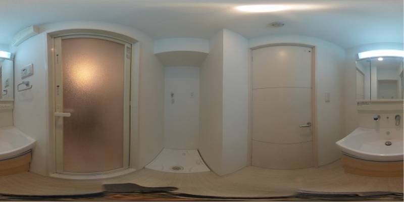 パノラマ画像洗面所