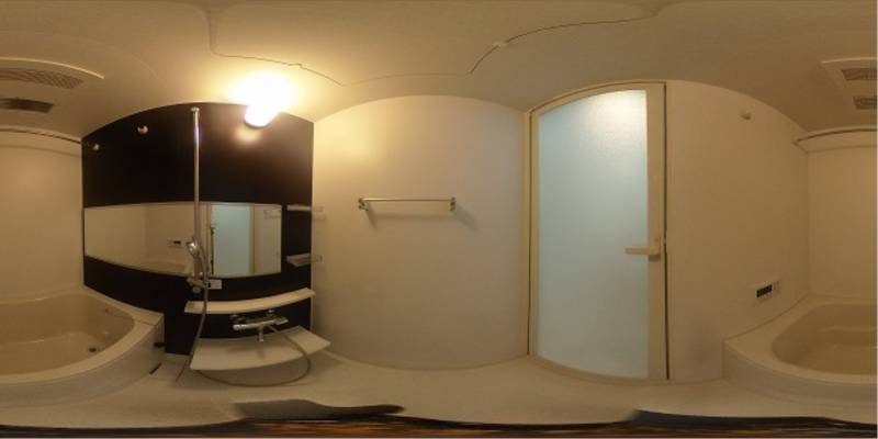 パノラマ画像バスルーム