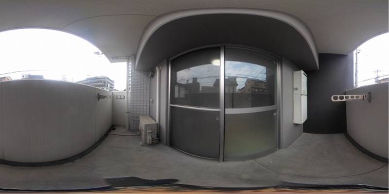 パノラマ画像バルコニー