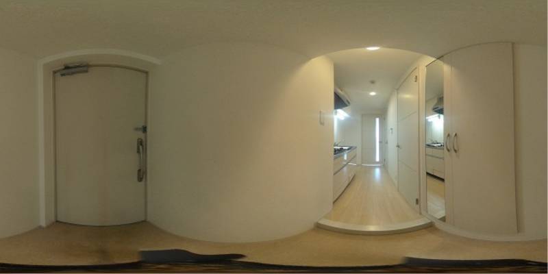 パノラマ画像玄関