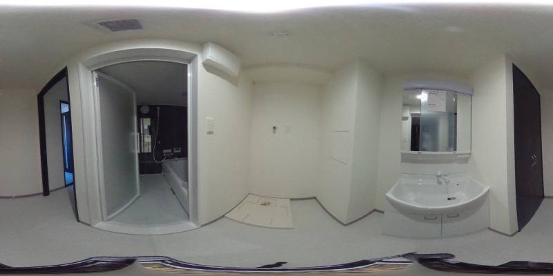 パノラマ画像洗面所