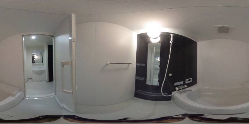 パノラマ画像バスルーム