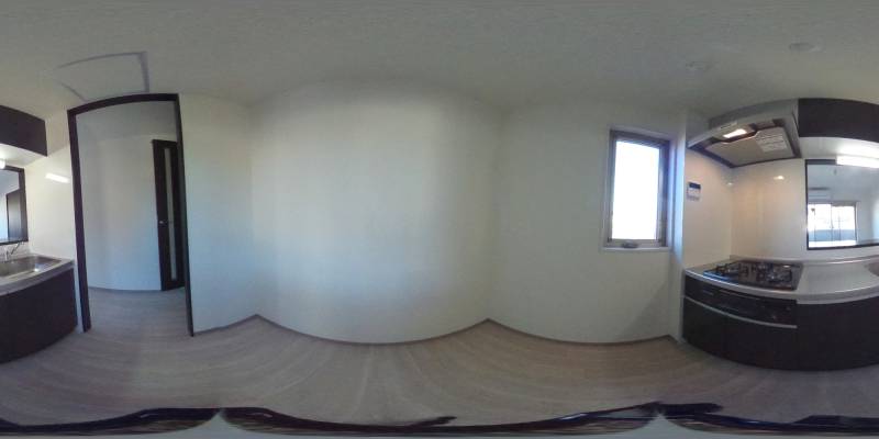 パノラマ画像キッチン