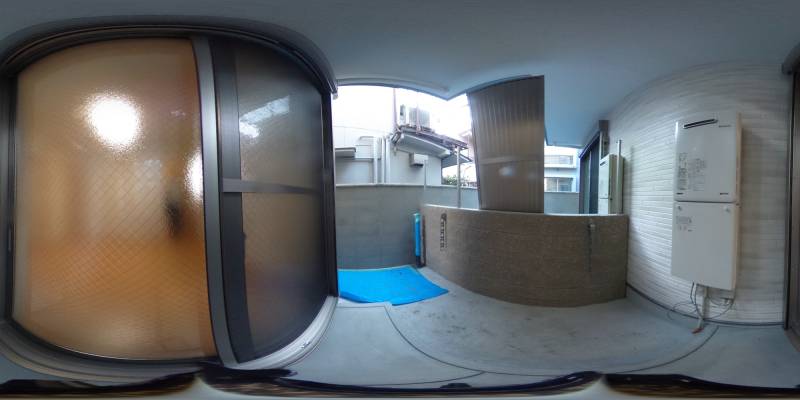 パノラマ画像バルコニー