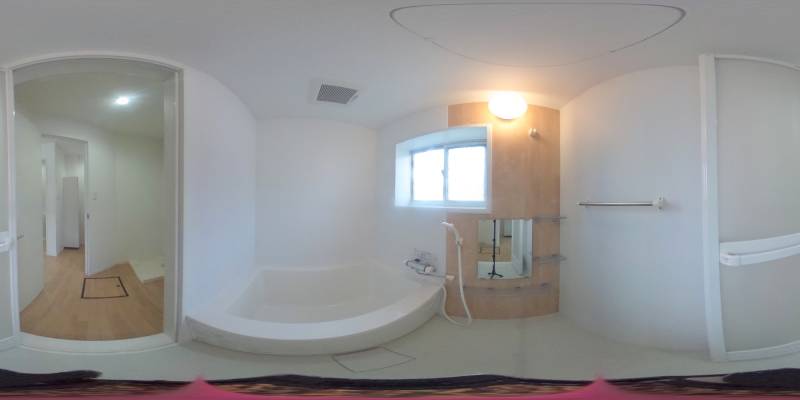 パノラマ画像バスルーム