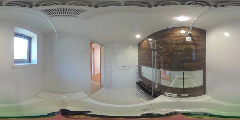 パノラマ画像バスルーム