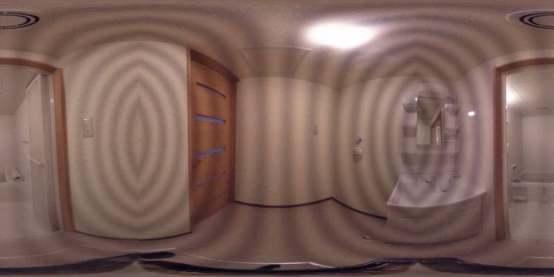 パノラマ画像洗面所