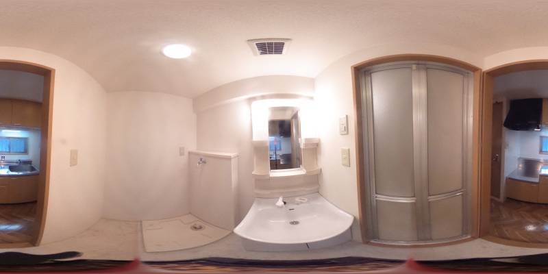 パノラマ画像洗面所