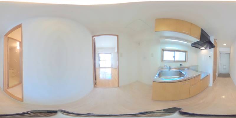 パノラマ画像キッチン