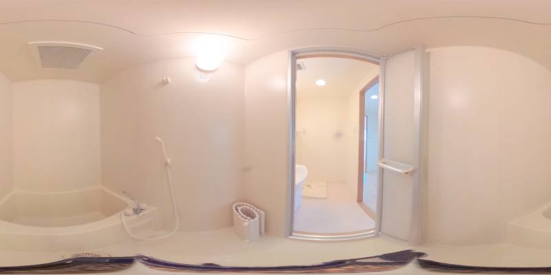 パノラマ画像バスルーム