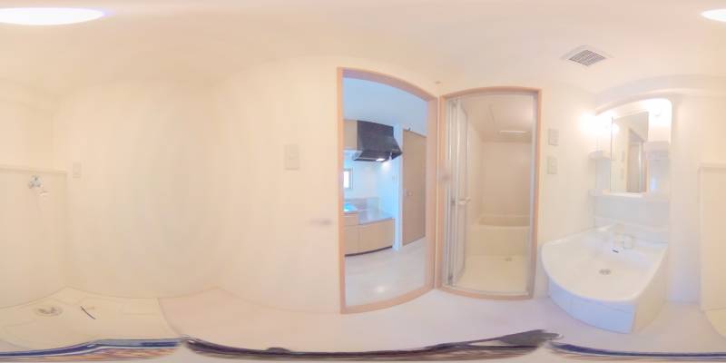 パノラマ画像洗面所