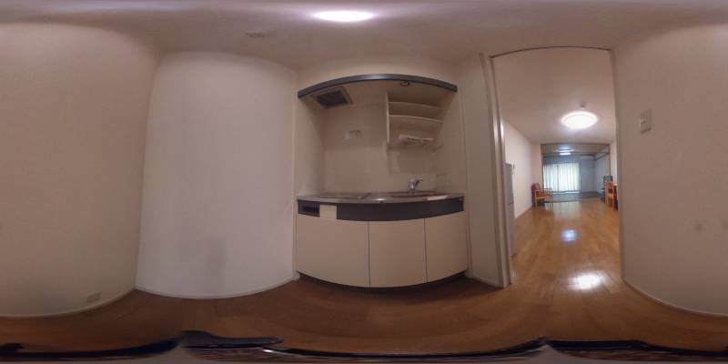 パノラマ画像キッチン