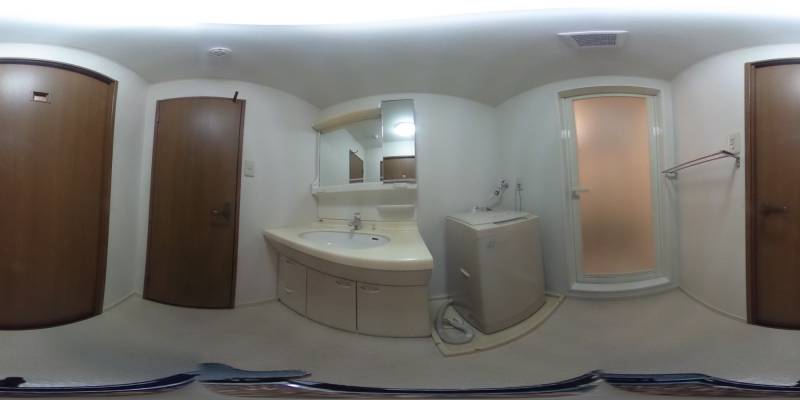 パノラマ画像洗面所