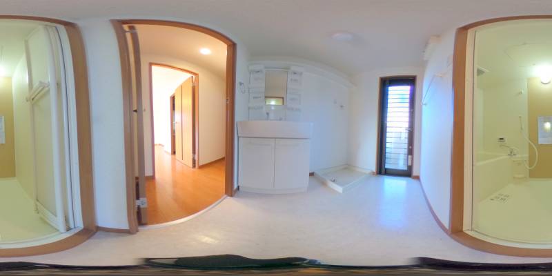 パノラマ画像バスルーム