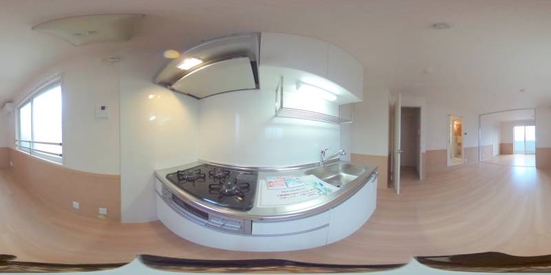 パノラマ画像キッチン