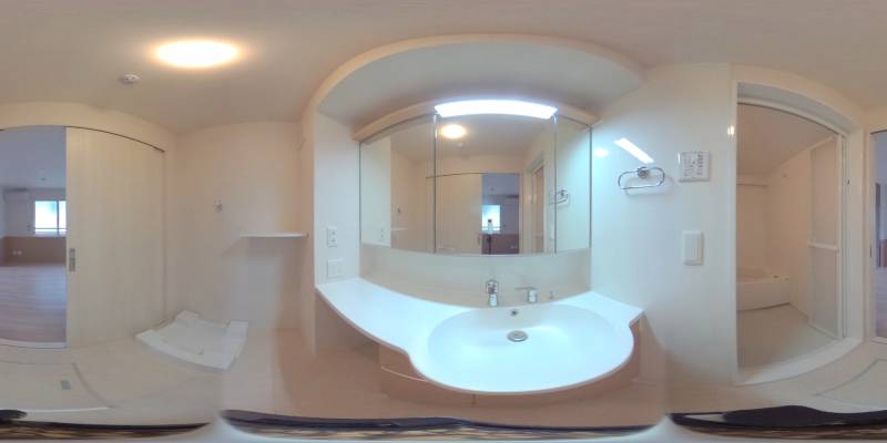 パノラマ画像洗面所