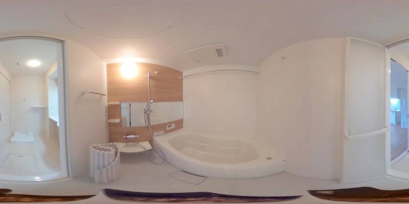 パノラマ画像バスルーム