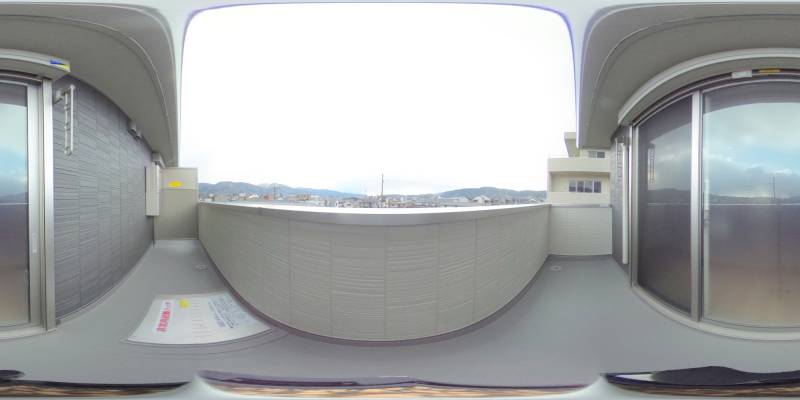 パノラマ画像バルコニー