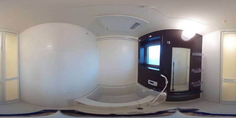 パノラマ画像バスルーム