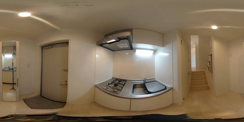 パノラマ画像キッチン