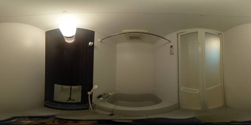 パノラマ画像バスルーム