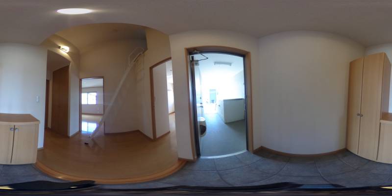 パノラマ画像玄関