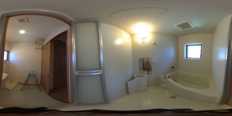 パノラマ画像バスルーム
