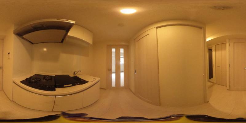 パノラマ画像キッチン