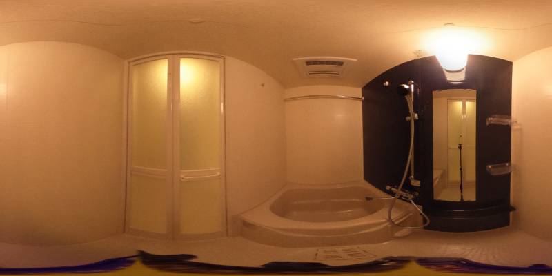 パノラマ画像バスルーム