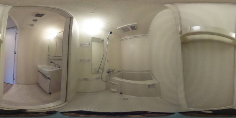 パノラマ画像バスルーム