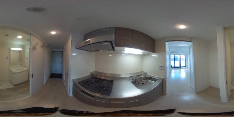 パノラマ画像キッチン