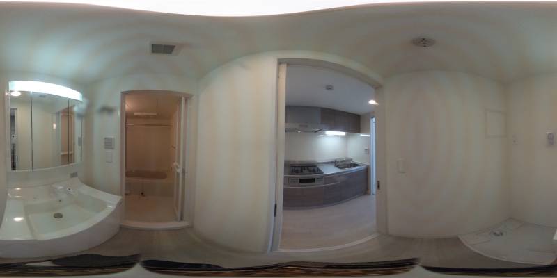 パノラマ画像洗面所