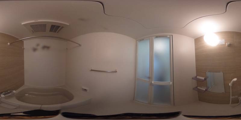 パノラマ画像バスルーム